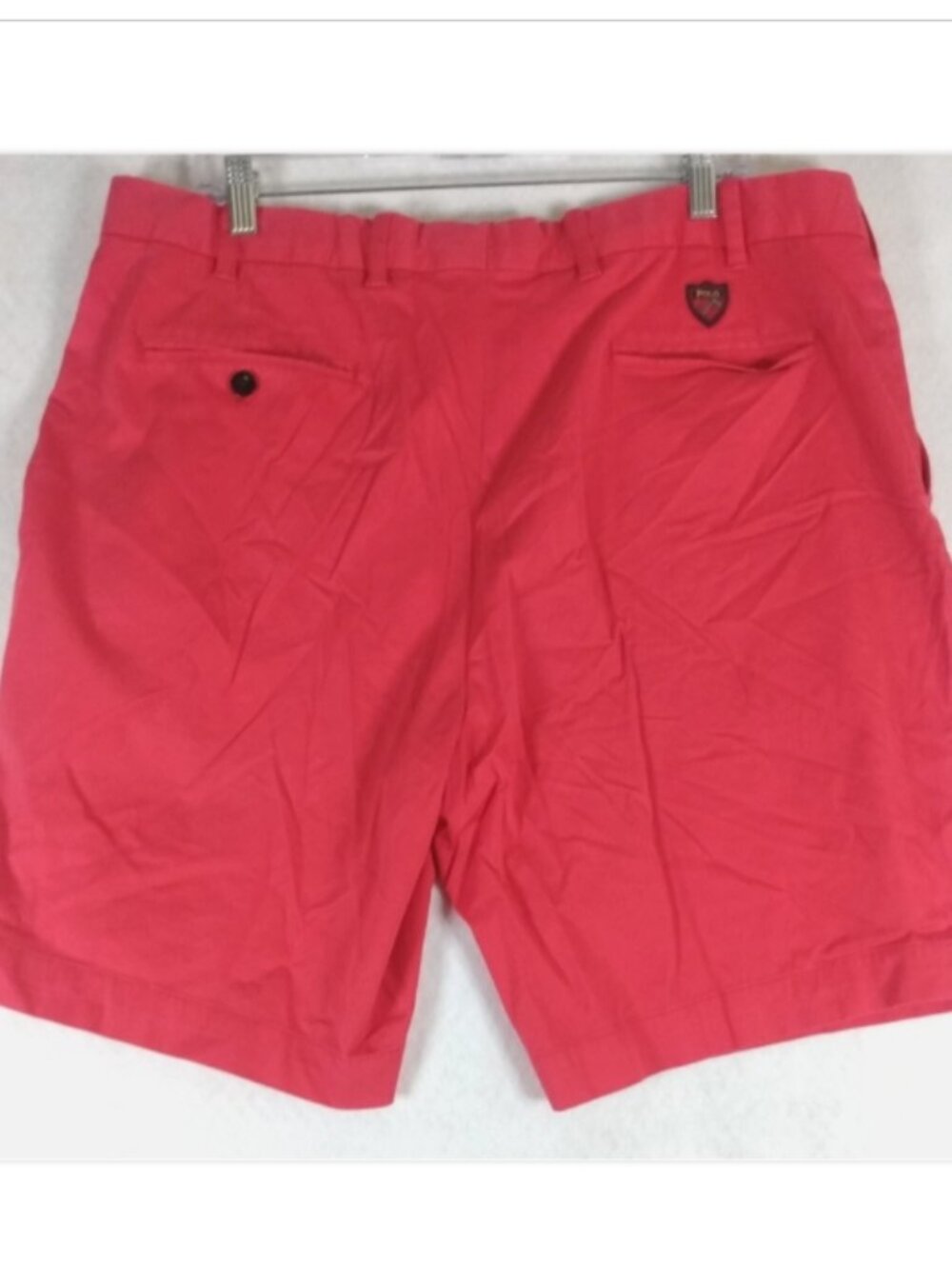 Polo Golf Cotton Twill Stretch Shorts Men's 40 Coral Pink 10" Inseam Preppy  RL